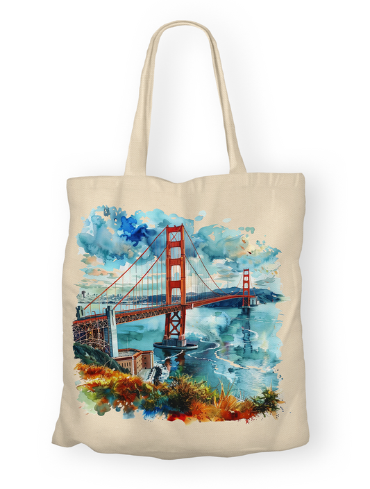 Golden Gate Glory | Tote Bag