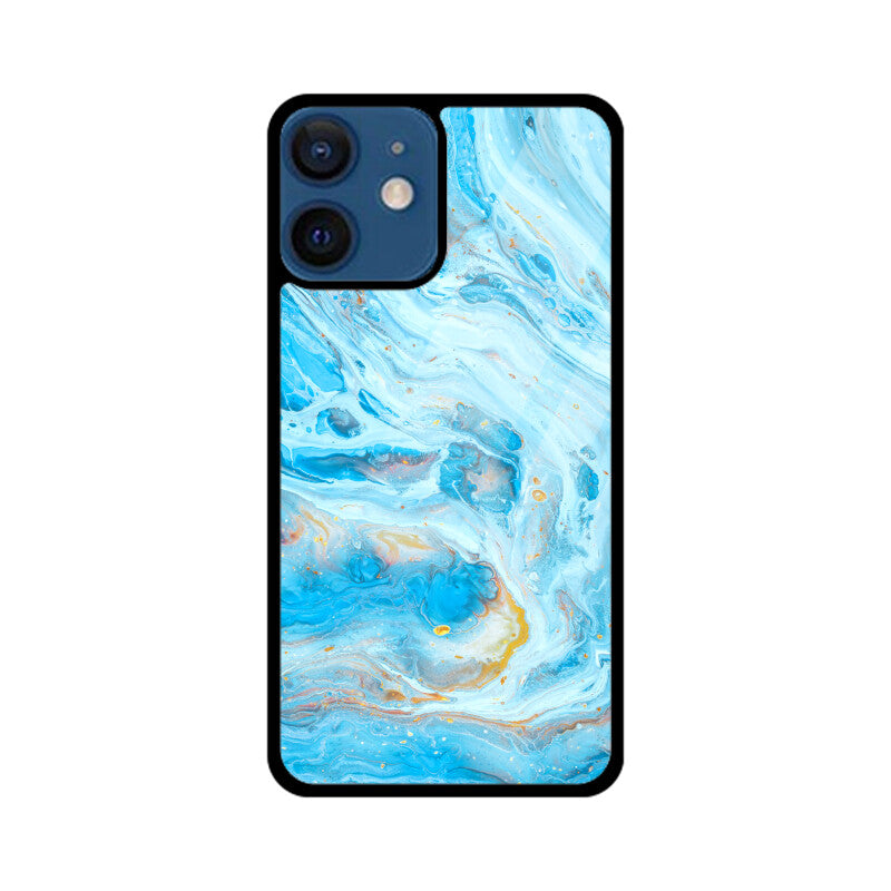 Azure Drift | Glass iPhone Case