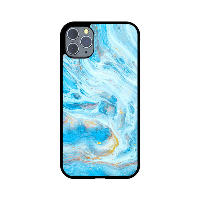 Azure Drift | Glass iPhone Case